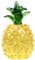 Ciieeo 1pc Crystal Pineapple Ornaments Shelves Pink Corer Olive Green Ornaments Red Pool Float Pineapple Pillow Fruit Juice Lantern Pineapple Stuff Pineapple Wallpaper Decor Solar Citrine