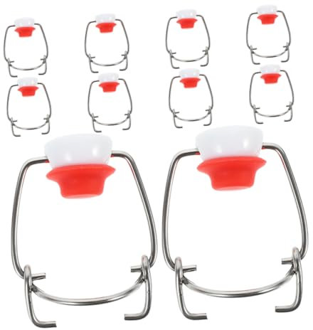 Alipis Silicone Swing Top Glass Bottle Caps Beer Bottle Cap Replacement for Home Brewing Vinegar