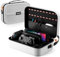 COOWPS Switch 2 Case for Nintendo Switch 2(2025), Portable Hard Shell Full Protection Travel Case with 20 Game Card Slots, All-in-One Carrying Bag for Switch 2 Accessories Pro Controller, White
