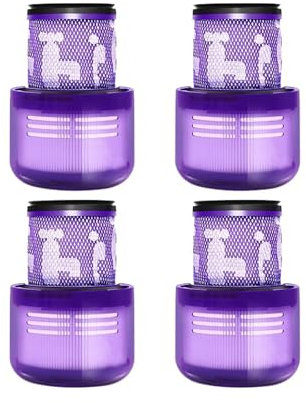 Filtro For Aspirapolvere, Compatibile Con Dyson, V11 Absolute / V11 Animal / V11 Fluffy / V11 Torque Drive / V11 Complete Pro / V15 Detect(4pcs)