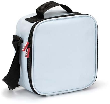 Tatay Bolsa Térmica Porta Alimentos Triple Capa Aislante Cuerpo Semirrígido | Bolsa Térmica Porta Alimentos | Capacidad 3 L | Medidas 22,5x10x22 cm | Colección Urban Food Casual, Azul