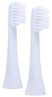 2 x MEGASONEX M8 Ersatz-Bürstenköpfe soft - Ersatzbürsten für die Megasonex M8 Ultraschallzahnbürste