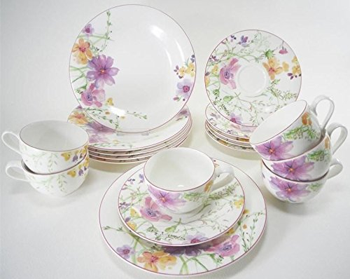 Villeroy & Boch 10-4100-7126 Service à café Mariefleur Basic en Porcelaine 18 pièces