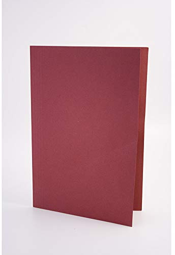 Guildhall Square Cut Folders Manilla 315gsm Foolscap Red Ref FS315-REDZ [Pack 100]