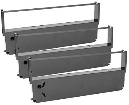 Farbband kompatibel für Epson ERC-31 ERC-31B S015231 TM-U930 TM-U950 TM-H5000 IT-U375 M930 ersetzt C43S015231 C43S015369 Schwarz 3 Stück Druckband für Nadeldrucker Kassendrucker