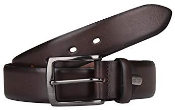 LLOYD Leder Gürtel 1128, Farbe: Dunkelbraun, Länge: 90 cm