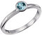 Goldmaid Damenring True colors 925 Sterlingsilber 1 Topas hellbrau facettiert 4,0 mm