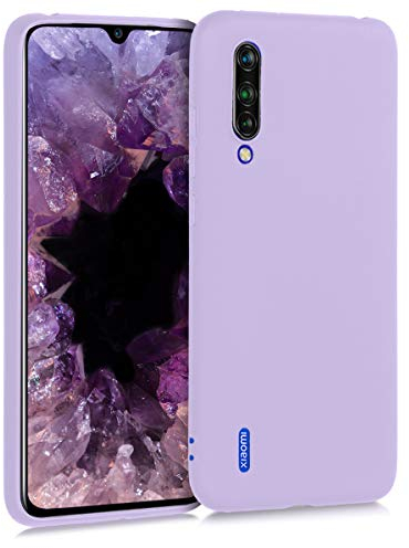 kwmobile Custodia Compatibile con Xiaomi Mi 9 Lite Cover - Back Case per Smartphone in Silicone TPU - Protezione Gommata - lavanda