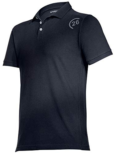 Uvex K26 Herren-T-Shirt - Schwarze Männer-Poloshirt L