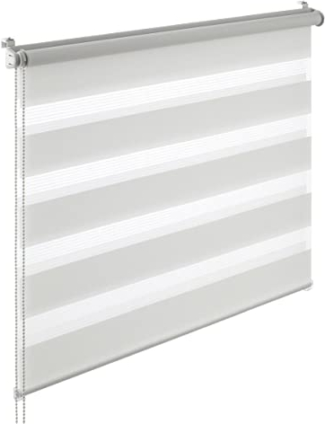 YOURSOL Doppelrollo EasyFix, Rollos ohne Bohren, Verdunklungsrollo, Weiß, 90 x 150 cm
