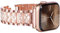 WINGLE Compatible Apple Watch Strap for Women - Bling Diamond Rhinestone Band for iWatch SE, Series 10 46mm, 9/8/7 45mm, 6/5/4 44mm, 3/2/1 42mm - Rose Gold