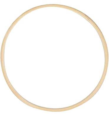 Colcolo Runder Stickrahmen Set Bambus Kreis Kreuzstich Hoop Ringe Für DIY Handwerk Nähen Holz Bambus Floral Hoop Kranz Makramee Craft Hoop Ringe(40 cm)
