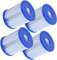 woejgo Pool Filter Type I, Filter Cartridges for Size 1, Size I Filter Cartridge for Pools, Inflatable Pool Filter, Easy Installation, 3.06 x 3.52 Inch (4 Pack)