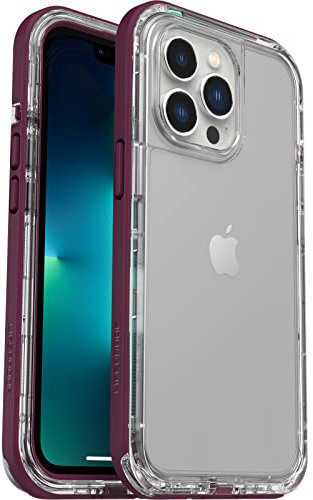 LifeProof für Apple iPhone 13 Pro, sturzgeschützte, schmutzabweisende und schneesichere Schutzhülle, Next Serie, Transparent/Lila