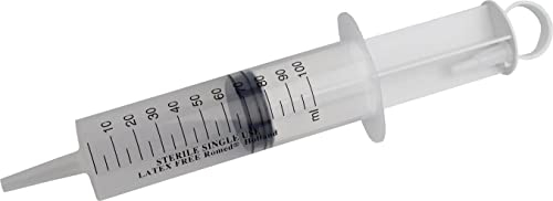 Sumedtec Jeringa 100 ml Grande para Laboratorios científicos y dispensación de usos múltiples Herramientas de medición de jeringas