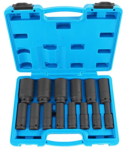 TECPO Kraft Steckschlüssel Satz 1/2 Zoll Schlagschrauber Nüsse 10-32 mm Schlagnüsse
