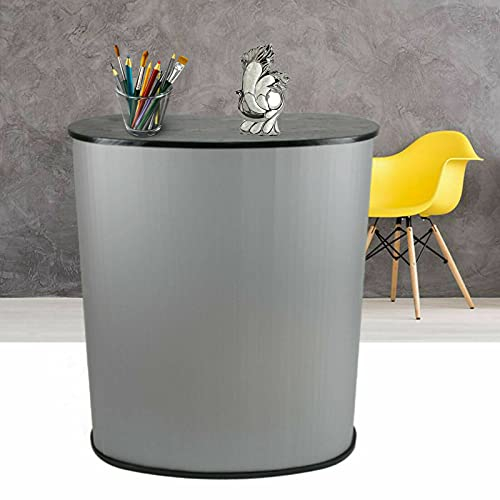 kangten Rednerpult, Holz Rezeption Compact Stehend Schreibtisch Schreibtisch Faltbar Counter 40×90×90cm Prsentationsstnder Messetheke für Lesung Rezeption Büro