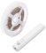 Jandei – Tira Luces LED 5V 1Metro, Sensor Movimiento, Recargable USB, Flexible y Adhesiva, no necesita Enchufe. Iluminación Nocturna Armario, Bajo Mueble, Cama, Escalera (Con pilas AAA (luz cálida))