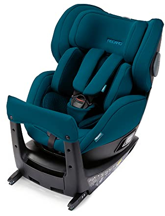 RECARO Kids, Salia, i-Size, Reboarder für Neugeborene, einfache Handhabung, Seitenschutz, Neugeboreneneinlage, Höhenverstellbare Kopfstütze, 4 Sterne Auszeichnung für Sicherheit, Select Sweet Curry