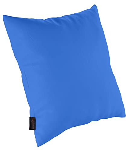 pader medi.tech Kopfkissen mit Schaumstoff-Flocken, 60x60cm, Therapiekissen, Lagerungskissen für die Physiotherapie mit Kunstlederbezug | abwaschbar, bequem | 30 Eisblau