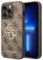 Guess GUHCP15L4GMGBR Hülle für iPhone 15 Pro 6.1 braun hardcase 4G Big Metal Logo