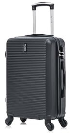 CELIMS - Valise Cabine Voyage Approuvée par 100+ Compagnies Aériennes | Légère et Rigide | Valise Cabine 55x35x25 | Valise Enfant | Bagages Cabine | ABS à 4 roulettes | Noir