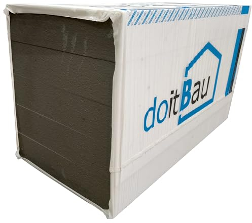 2m² doitBau EPS Dämmplatte WLG031 100mm Styropor Dämmung Fassadendämmung, WDVS, Kellerdeckendämmung, Geschossdeckendämmung, Dachbodendämmung