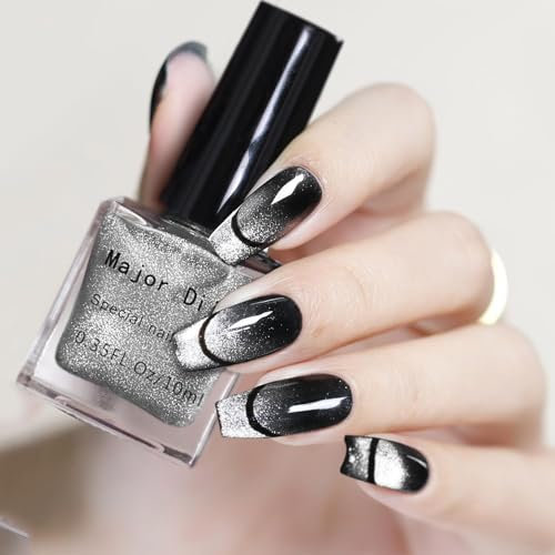 Cat Eye Nail Polish Quick Dry Glitter Nail Polish (07)