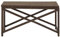 Homgoday Gartenbank Sitzbank Holzbank Balkonbank Terrassenbank Parkbank Bnak Ruhebank ohne Armlehnen & Rückenlehne für Garten Terrasse Balkon 80 cm Poly Rattan Braun
