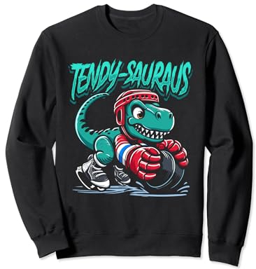 Maske T Rex Tormann - Tor Torhüter Eishockey Torwart Sweatshirt