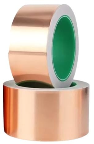 Copper Tape Slug Repellent UK,12m x 55mm Copper Tape, an Indoor slug repellent and Slugs Trap for Indoor and Outdoor, Effective Snail and Slugs Repellent Tape for Indoor Plants and Gardens (LIT GOLD)