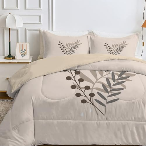 Qiwagu Bettdecke 135x200 4 Jahreszeiten, Wende Böhmen Steppdecke Waschbare, Bettdecke ohne Bezug Nutzbar, Leicht Weiche Schlafdecke 200GSM, Ganzjahresdecke Hell-Pink mit 1 Kissenbezug (ohne Kissen)