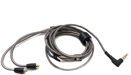 SYSTEM-S Audio Ersatz Kabel 120 cm AUX 3.5 mm Klinke Mikrofon für Sennheiser Kopfhörer AKG N5005 HD6XX IE 900