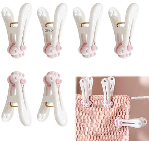 12 Niedliche Katzenpfote Weichgummi-Wäscheklammer wäscheklammern ohne abdrücke wäscheklammern softgrip