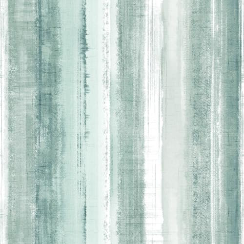 JOLIHOME Rustic Green and White Self Adhesive Wallpaper Wooden Panels Peel and Stick Contact Paper Thicken Sticky Back Plastic Vinyl Wrap Rolls for Bathroom Cabinet Shelf Door Waterproof 44.5x500cm