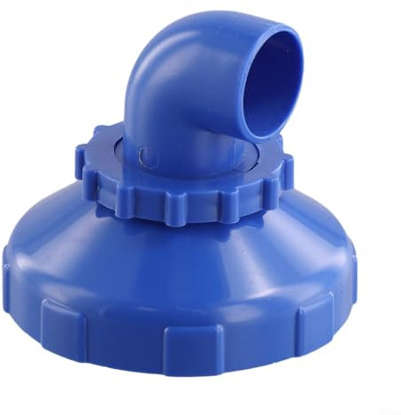 GLFLOW Buse d'entrée de piscine rotative à 360 degrés, accessoire de ventilation pour piscine Intex, bleu, direction du débit d'eau réglable, diamètre 32 mm, 38 mm