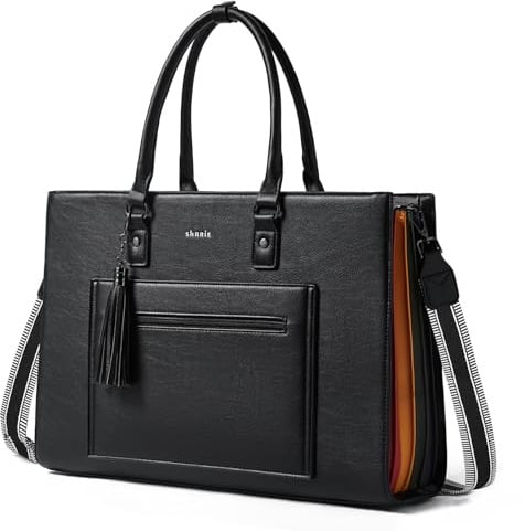 Shrrie Handtasche für Damen, Laptoptasche Aktentasche Arbeitstasche - Businesstasch für Business Büro Schule