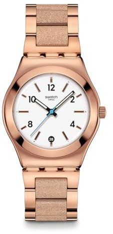 Swatch Irony Medium Essence of Rose Damen-Armbanduhr Pink YLG414G