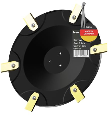 BEOS Piatto portacoltelli Tuning per 6 Lame - Goat GX, Goat O e Goat G1 | Disco da taglio rinforzato con fibra di vetro - Ø 188 mm - Prodotto in Germania – Per Ecovacs