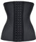 Everbellus Latex Corset Serre Taille Minceur pour Femme Ventre Plat Noir XX-Large
