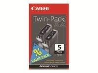 Canon Tintenpatrone PGI-5 BK Doppelpack, schwarz
