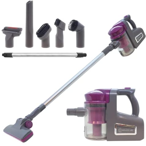 Aspiradora sin Cable Potente Starlyf Cordless Vac, Visto en TV, Aspiradora multifunción sin Bolsa, 2 Modos de Limpieza, 30.000 RPM, Accesorios para Alfombras, Madera, Azulejos y Baldosas