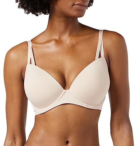 Calvin Klein Damen Push-Up BH Lift Demi mit Bügel, Beige (Beechwood), 70A