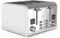 LAICA ISEO 4 slice digital toaster with Independent High Lift & Extra-Wide Slots, Defrost & Reheat Functions, 6 Browning Settings, Bagel Feature- Stainless Steel, White