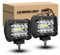RIGIDON 2Pcs 10cm 4 Zoll 60W Led scheinwerfer 12V 24V, 8D Spot Flutlicht Combo LED Arbeitsscheinwerfer Bar Arbeitslicht für 4x5 Offroad Auto Traktor SUV UTV ATV PKW LKW Fahrzeuge Rückfahrscheinwerfer