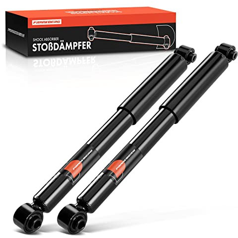 Frankberg Lot de 2 amortisseurs arrière gauche et droit compatibles avec C2 JM 2003-2009 C2 Enterprise JG 2006-2009 C3 I FC FN 1.1L-1.6L 2002-2010 - Remplace 9643088280