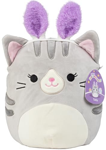 Squishmallows Original Jazwares Plüschtier, 25,4 cm, Tally The Cat – Offizielles Plüschtier zum Sammeln, weiches und quetschbares Kitty-Spielzeug – fügen Sie Ihrem Team hinzu – Geschenk für Kinder,