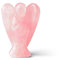 QINJIEJIE Rosenquarz Engel Figur Kristall Schutzengel Geschenk Edelsteine Kristalle Angel Schutzengel Statue Reiki Guardian Angel Handschmeichler Wächter Angel Deko
