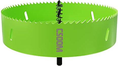 CSOOM 190mm M42 Bi-Metall-Lochsäge Bohrkrone Für Arbeiten in Gipskarton, Kunststoff, Holz, dünnes Metall, dünnem Stahl-blech, Hochleistungs-Bohrwerkzeug