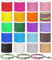 BetterJonny Fil Coton Ciré 0.8mm Fil pour Bracelets Ciré Artisanat Tressé Fil Corde Multicolore pour Collier Bracelets, 1000M Fil de coton ciré, 20 couleurs vives, Nylon, 50m x 20 rouleaux